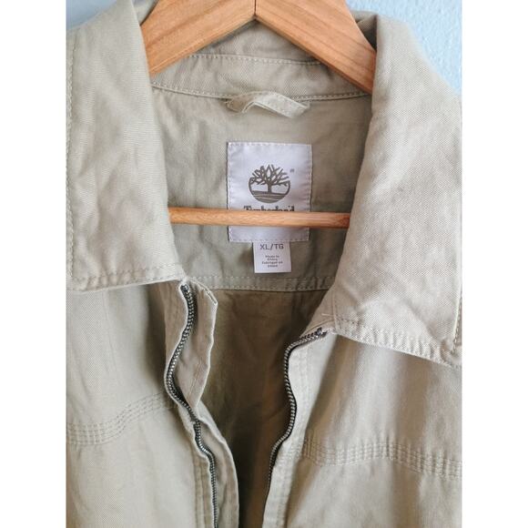 Timberland men's canvas jacket size XL earth keeper casual gorpcore barn - Picture 3 of 13